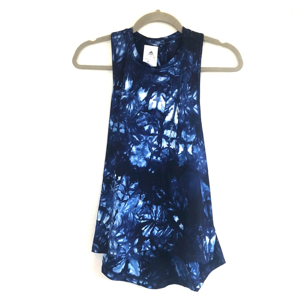 Adidas Parley racerback tie dye tank - M